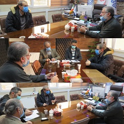 جلسه بررسی پیرامون مسائل و مشکلات مجتمع کارگاهی درودگران شهر ارومیه در محل سازمان مدیریت ساماندهی